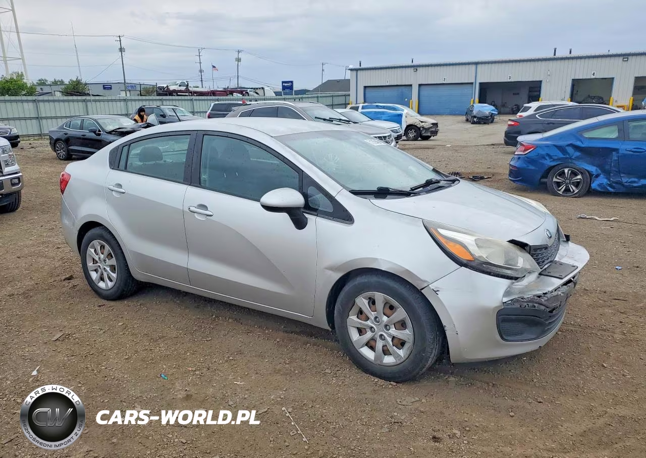 2014 Kia Rio Lx VIN:KNADM4A33E6416132 - 4