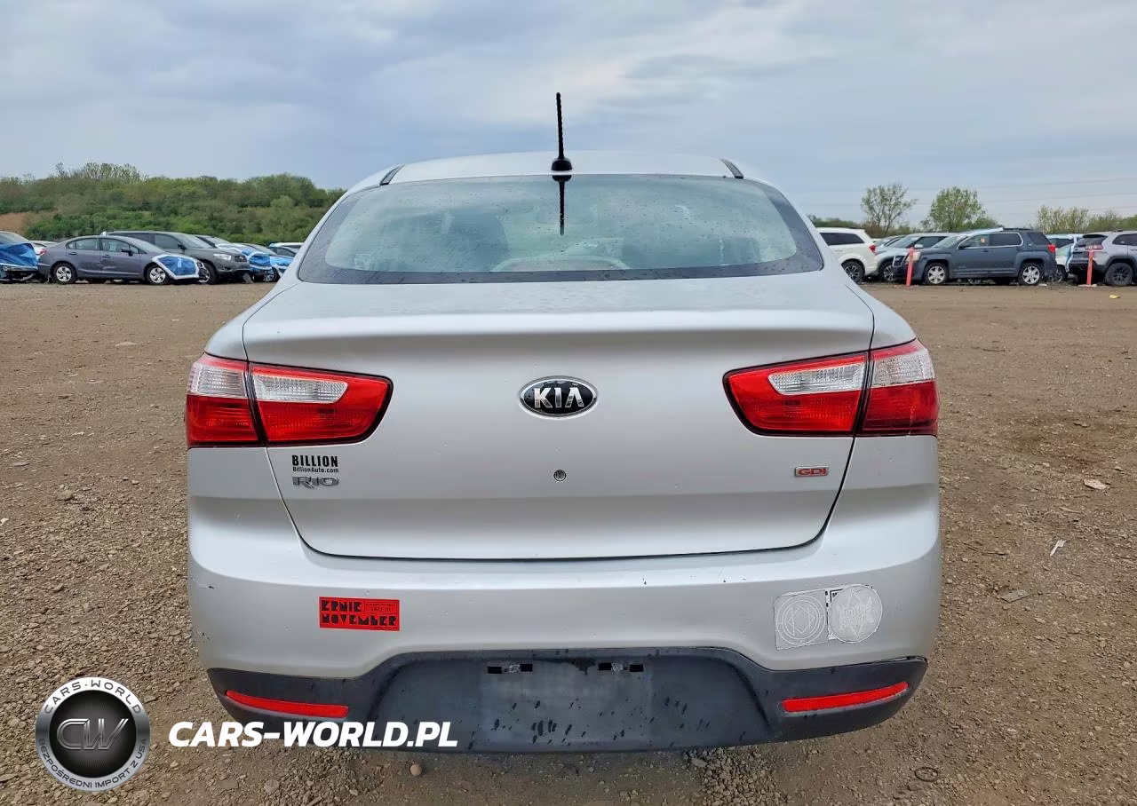 2014 Kia Rio Lx VIN:KNADM4A33E6416132 - 6