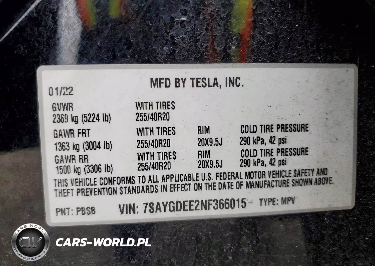 2022 Tesla Model Y VIN:7SAYGDEE2NF366015 - 13