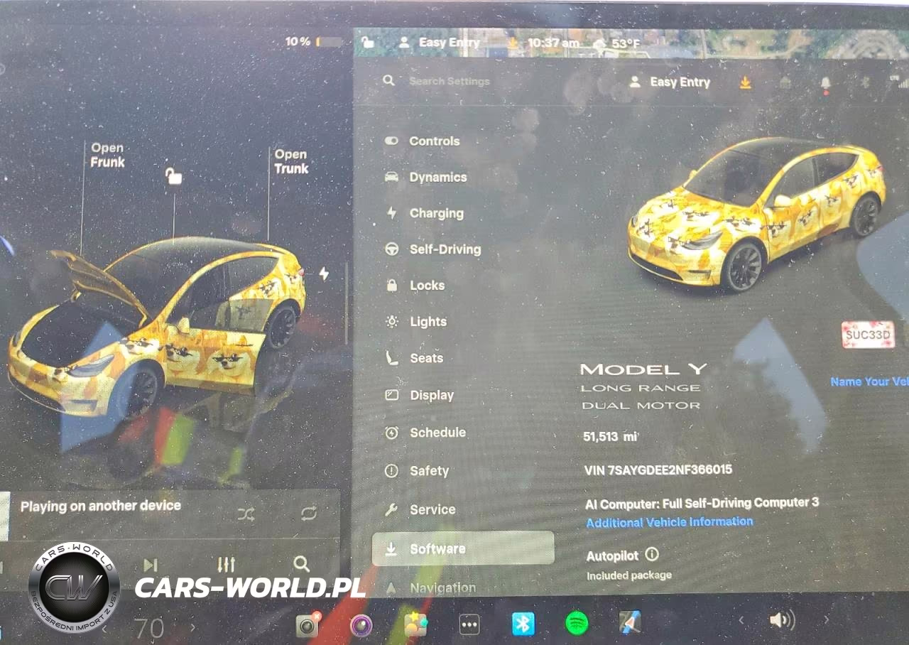2022 Tesla Model Y VIN:7SAYGDEE2NF366015 - 9