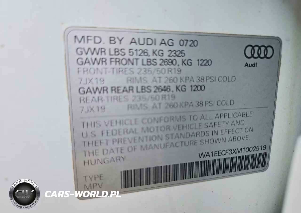 2021 Audi Q3 Premium Plus S Line 45 VIN:WA1EECF3XM1002519 - 13