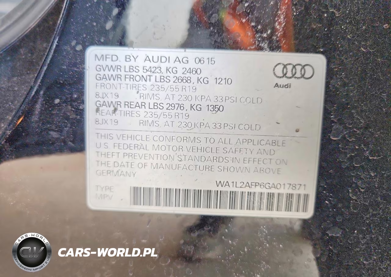2016 Audi Q5 Premium Plus VIN:WA1L2AFP6GA017871 - 13