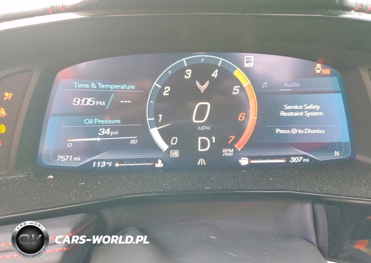 2021 Chevrolet Corvette Stingray 2Lt VIN:1G1YB2D41M5120560 - 9
