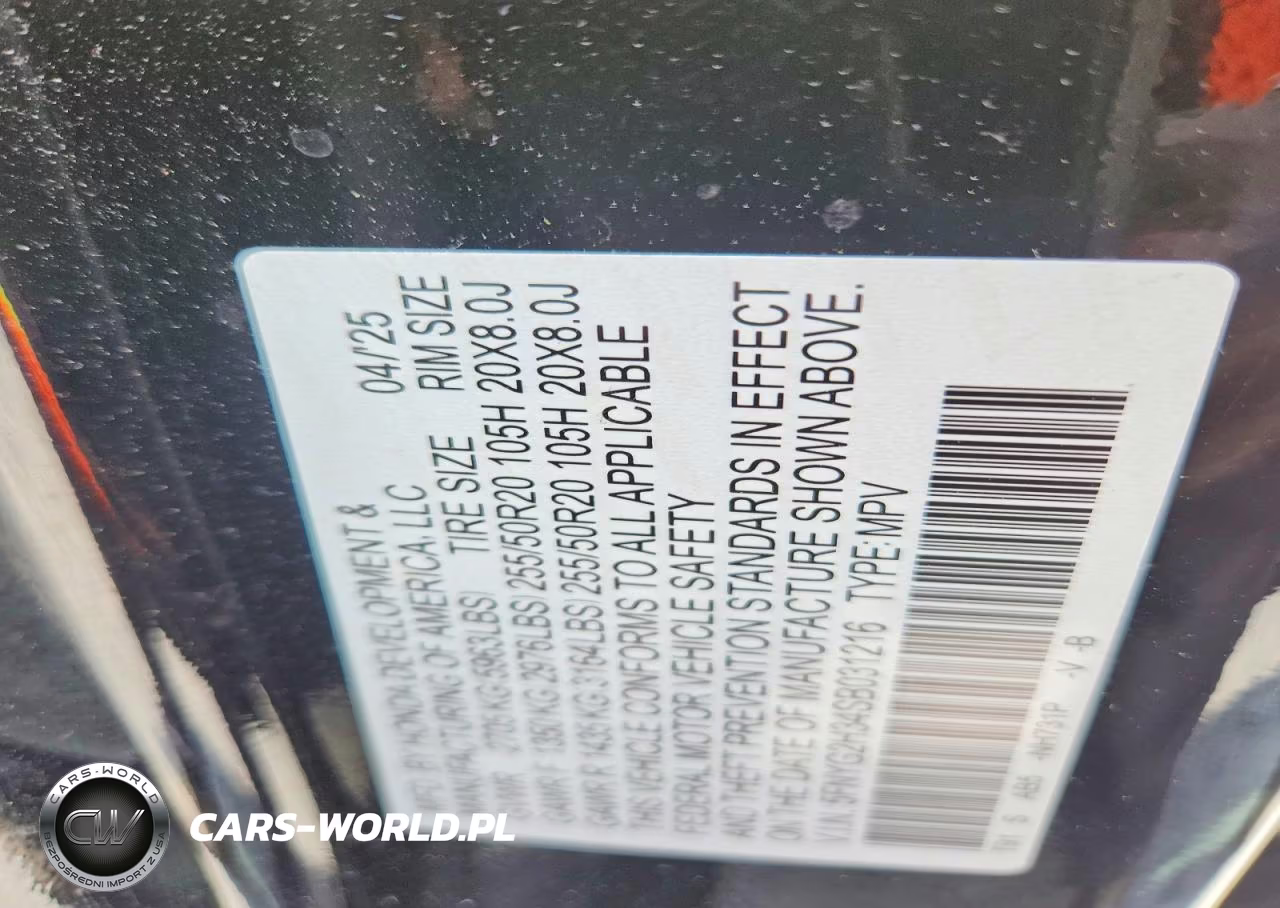 2025 Honda Pilot Sport VIN:5FNYG2H34SB031216 - 13