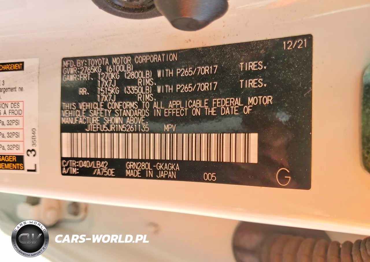 2022 Toyota 4Runner Sr5 Premium VIN:JTEFU5JR1N5261135 - 13