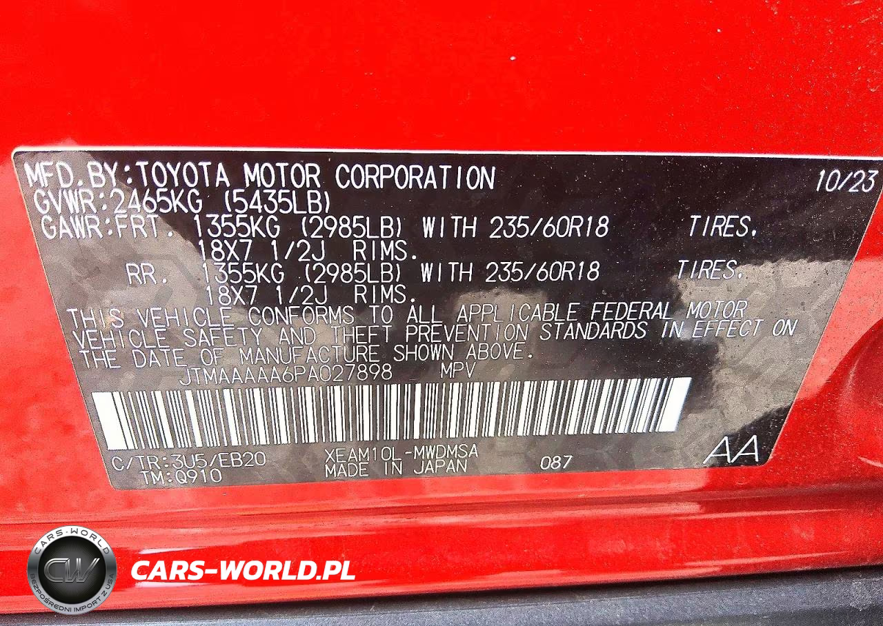 2023 Toyota Bz4X Xle VIN:JTMAAAAA6PA027898 - 13