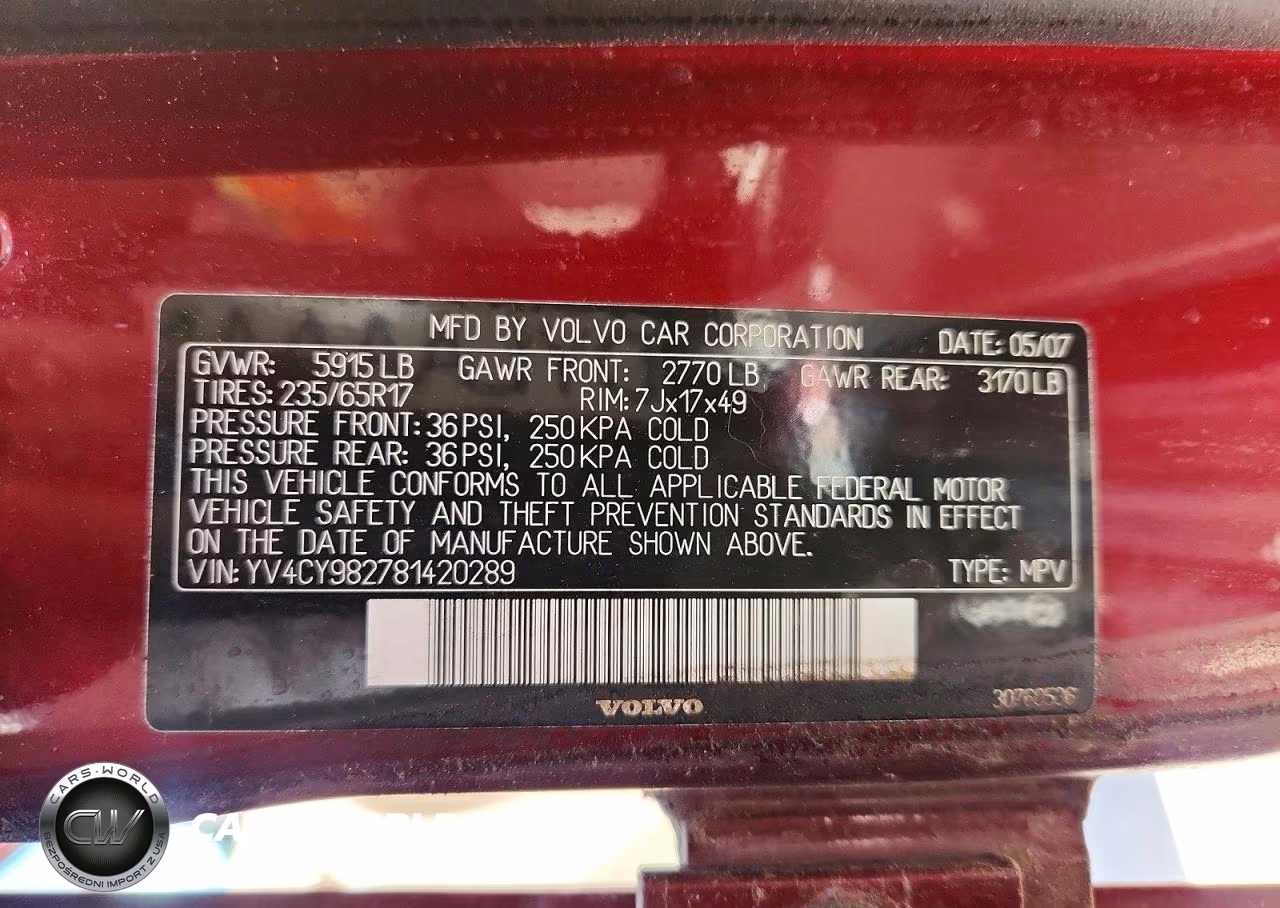 2008 Volvo Xc90 3.2 VIN:YV4CY982781420289 - 13