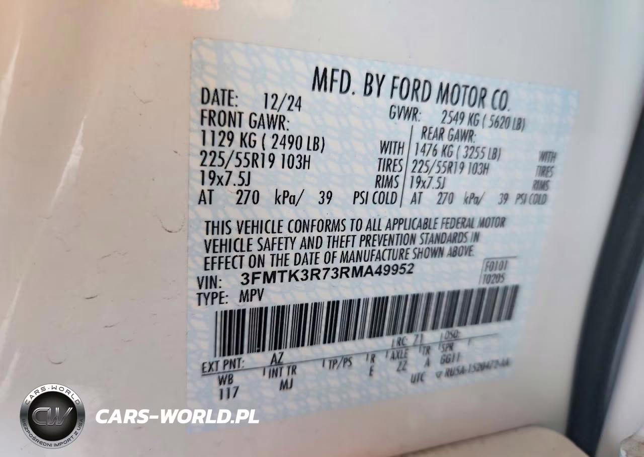 2024 Ford Mustang Mach-E Premium VIN:3FMTK3R73RMA49952 - 14