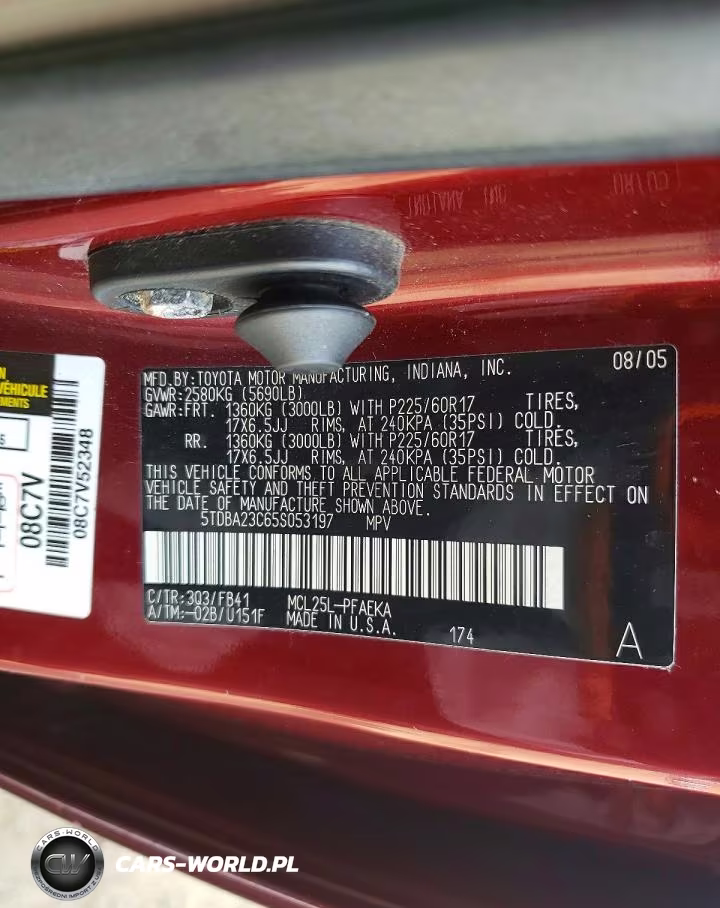 2005 Toyota Sienna Le VIN:5TDBA23C65S053197 - 14