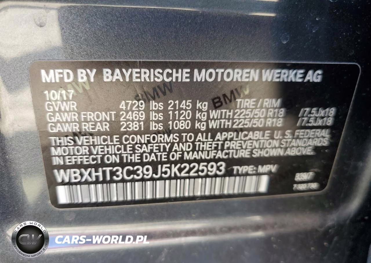 2018 BMW X1 xDrive28I VIN:WBXHT3C39J5K22593 - 12