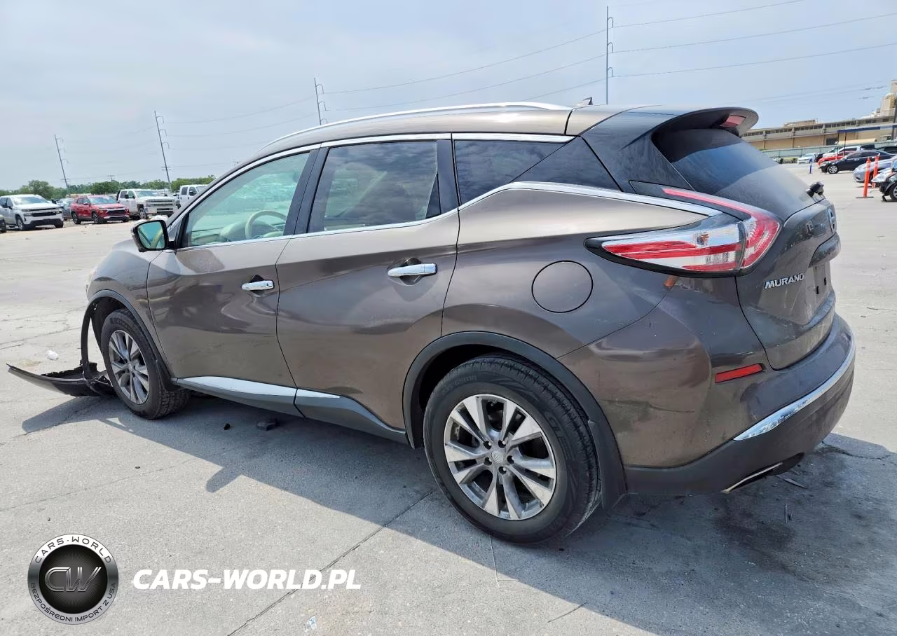 2015 Nissan Murano Sl VIN:5N1AZ2MGXFN212912 - 2