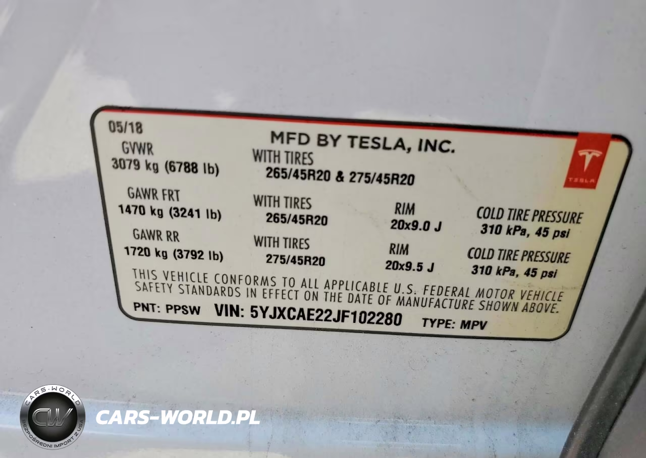2018 Tesla Model X VIN:5YJXCAE22JF102280 - 13
