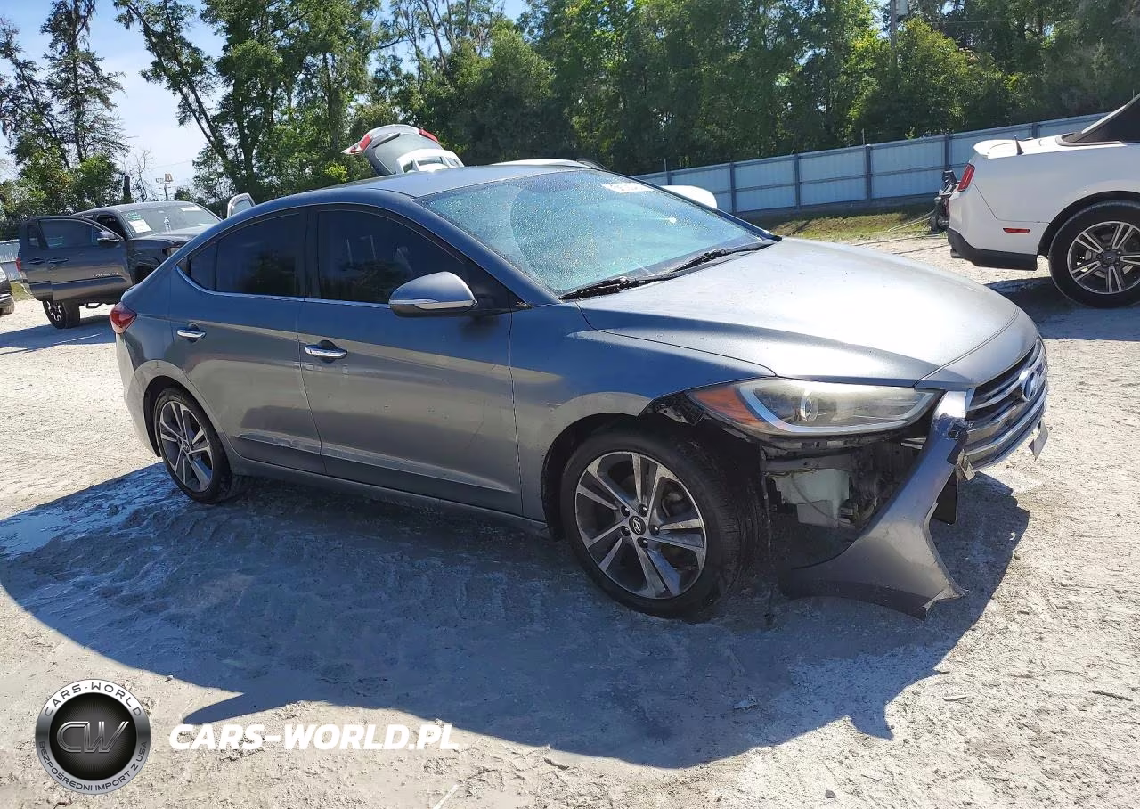 2017 Hyundai Elantra Limited VIN:KMHD84LFXHU349734 - 4