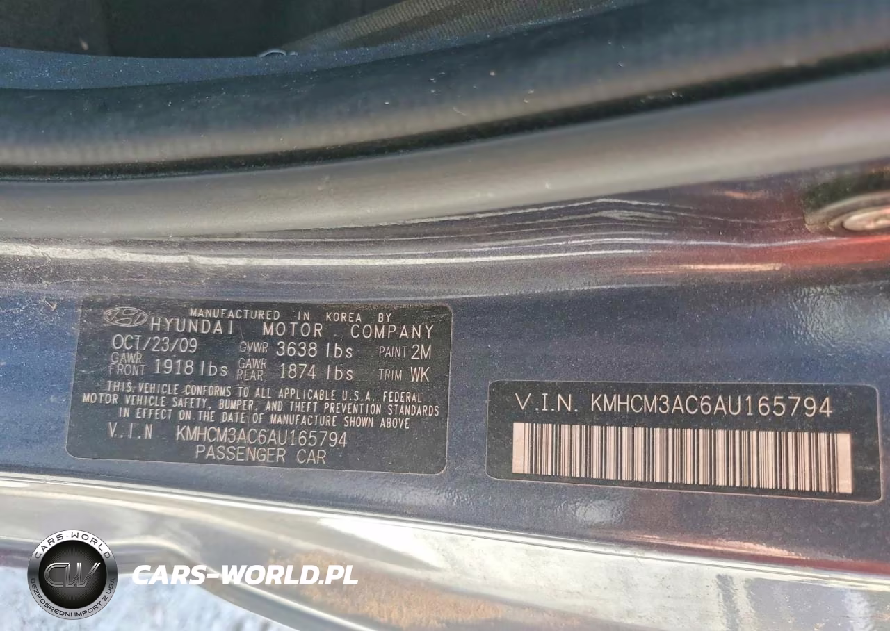 2010 Hyundai Accent Blue VIN:KMHCM3AC6AU165794 - 12