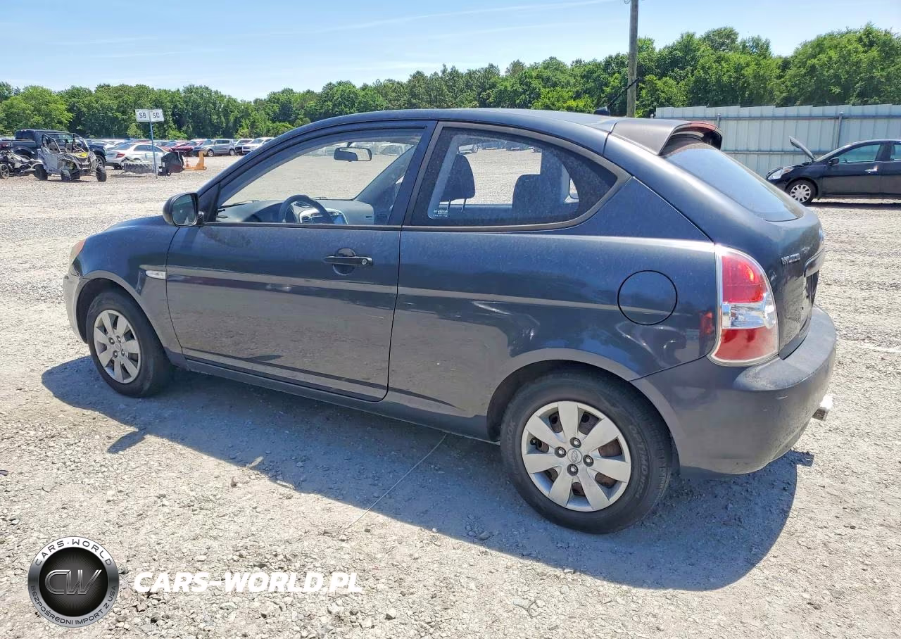 2010 Hyundai Accent Blue VIN:KMHCM3AC6AU165794 - 2