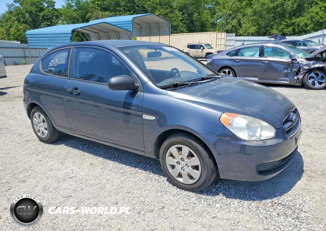 2010 Hyundai Accent Blue VIN:KMHCM3AC6AU165794 - 4