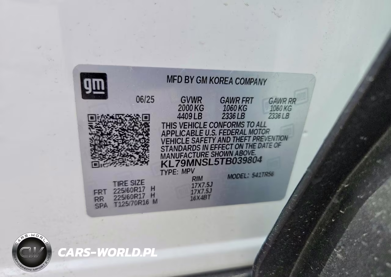 2026 Chevrolet Trailblazer Ls VIN:KL79MNSL5TB039804 - 13
