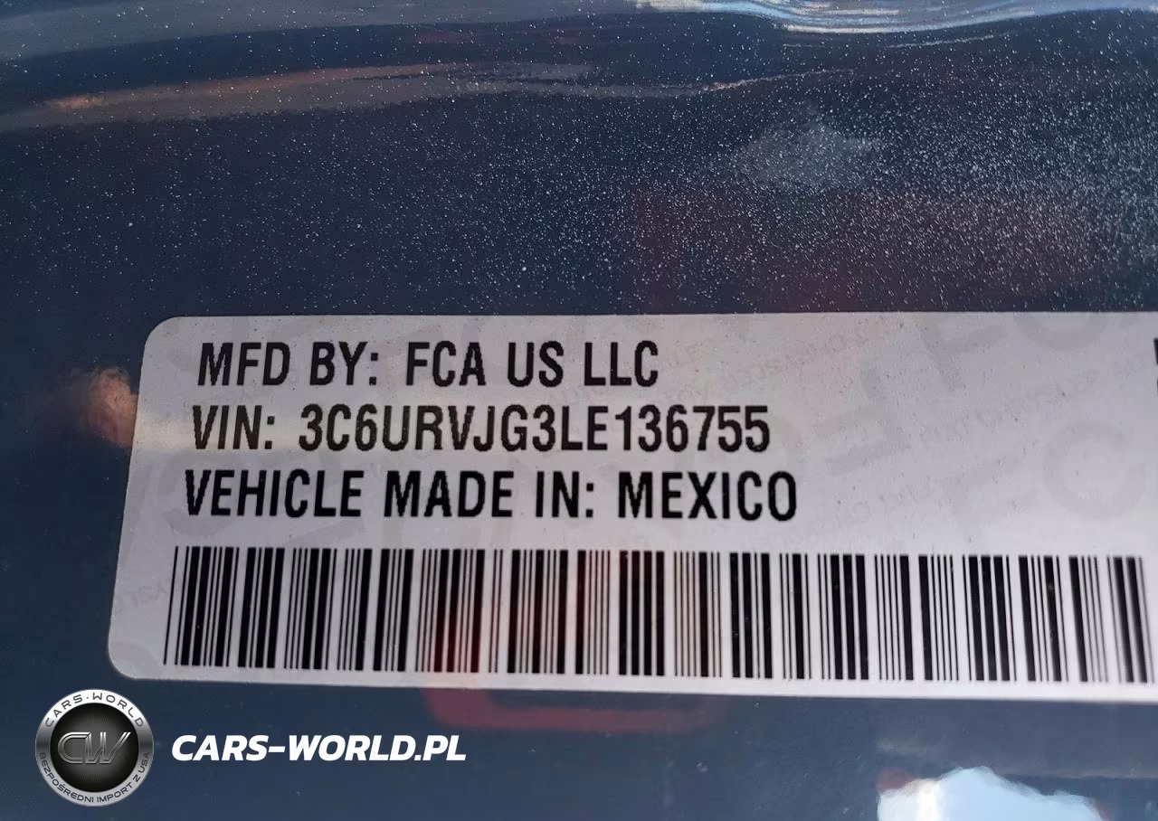 2020 Ram Promaster 3500 Delivery Van VIN:3C6URVJG3LE136755 - 13