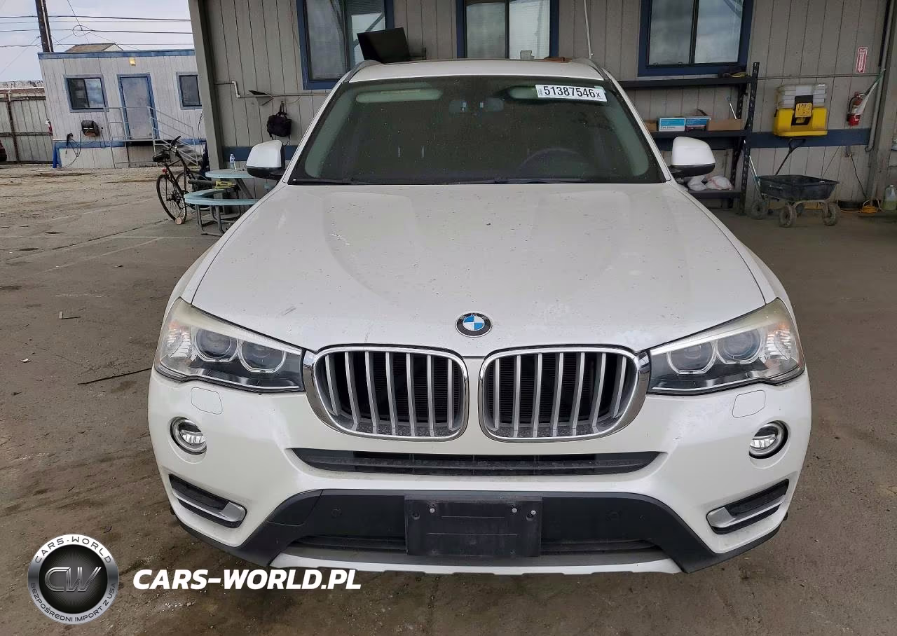 2016 BMW X3 Sdrive28I VIN:5UXWZ7C58G0R33296 - 5