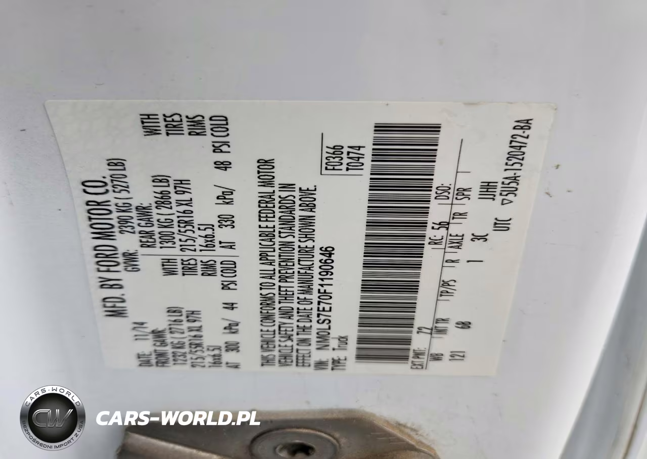 2015 Ford Transit Connect Xl Delivery Van VIN:NM0LS7E70F1190646 - 13