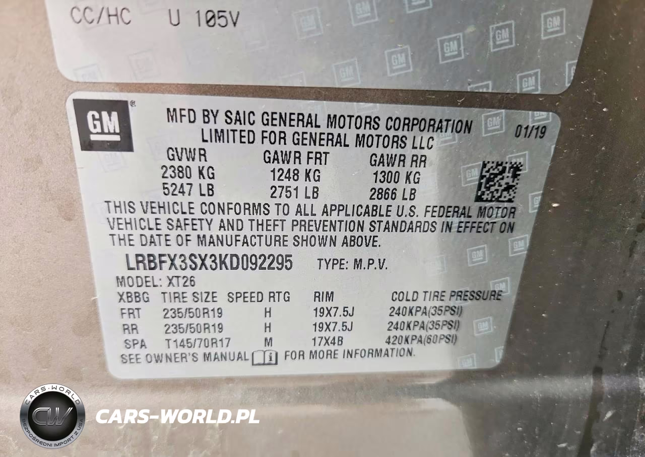 2019 Buick Envision Premium VIN:LRBFX3SX3KD092295 - 13