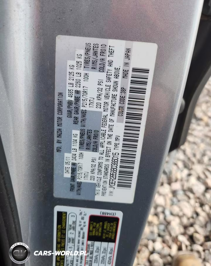 2011 Mazda Cx-7 VIN:JM3ER2B58B0386015 - 13