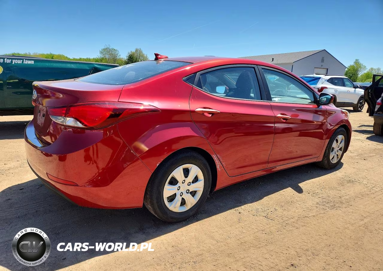 2016 Hyundai Elantra Se VIN:5NPDH4AE1GH775920 - 3