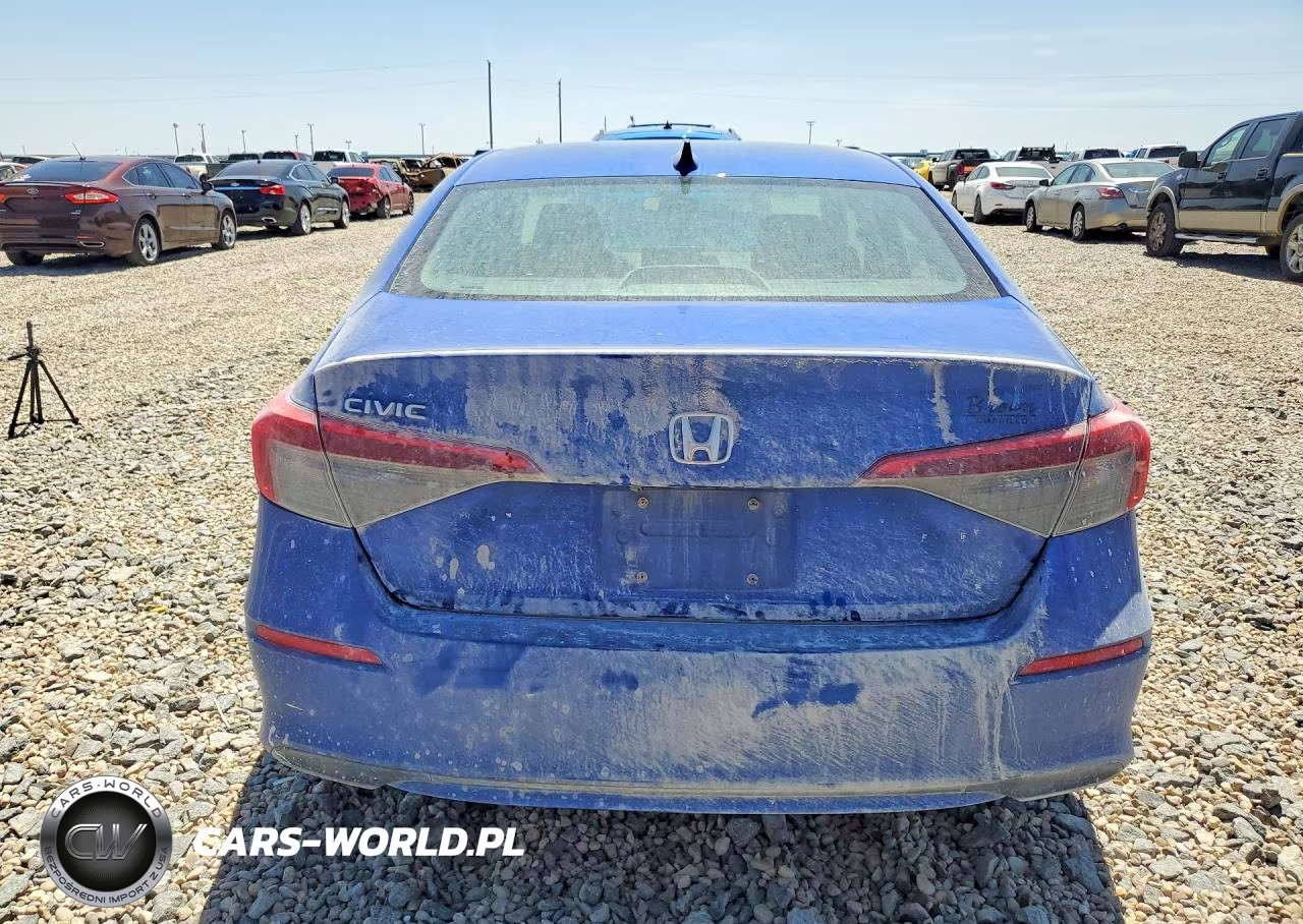 2022 Honda Civic Lx VIN:2HGFE2F2XNH529248 - 6