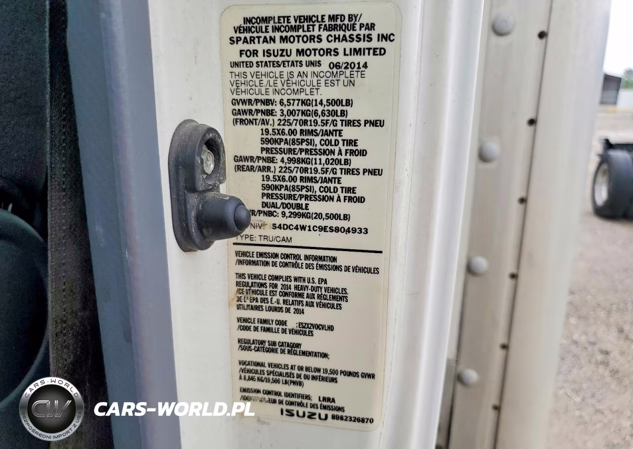 2014 Isuzu Npr Hd Refrigerated Box Truck VIN:54DC4W1C9ES804933 - 13
