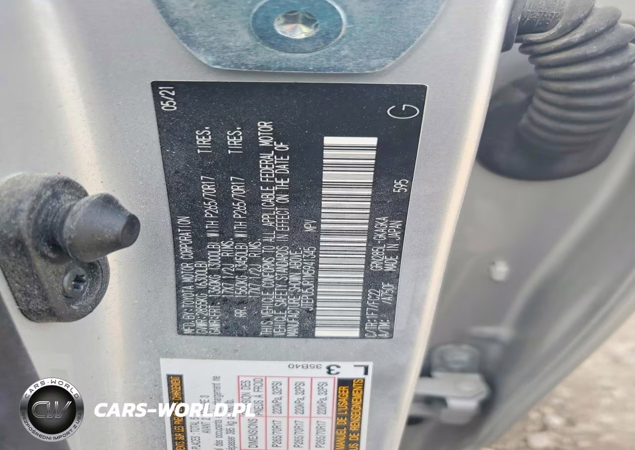 2021 Toyota 4Runner Trd Off-Road VIN:JTEPU5JR1M5941345 - 13