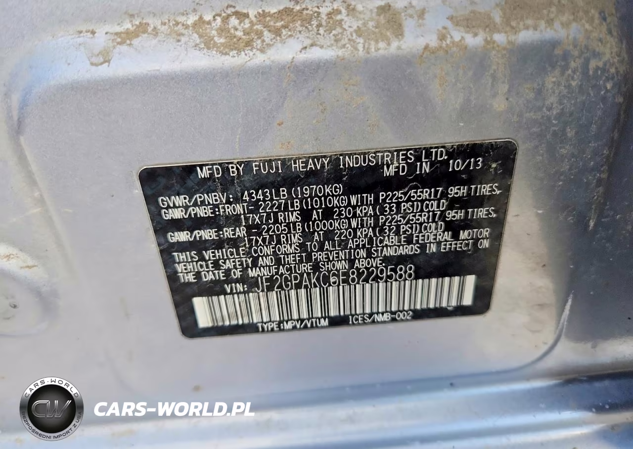 2014 Subaru Xv Crosstrek 2.0 Limited VIN:JF2GPAKC6E8229588 - 13