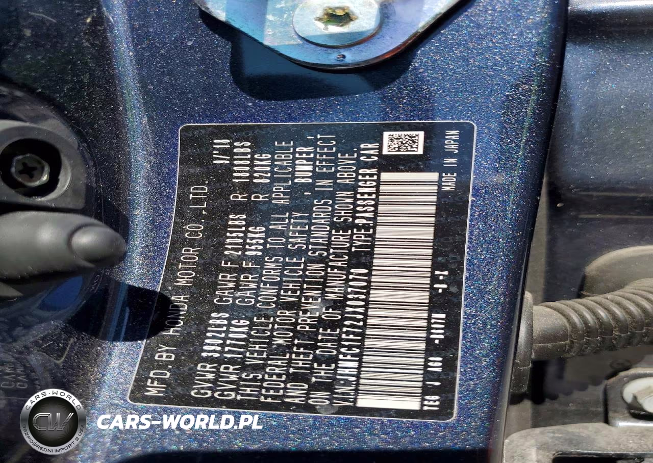 2018 Honda Civic Exl VIN:JHMFC1F72JX037070 - 12