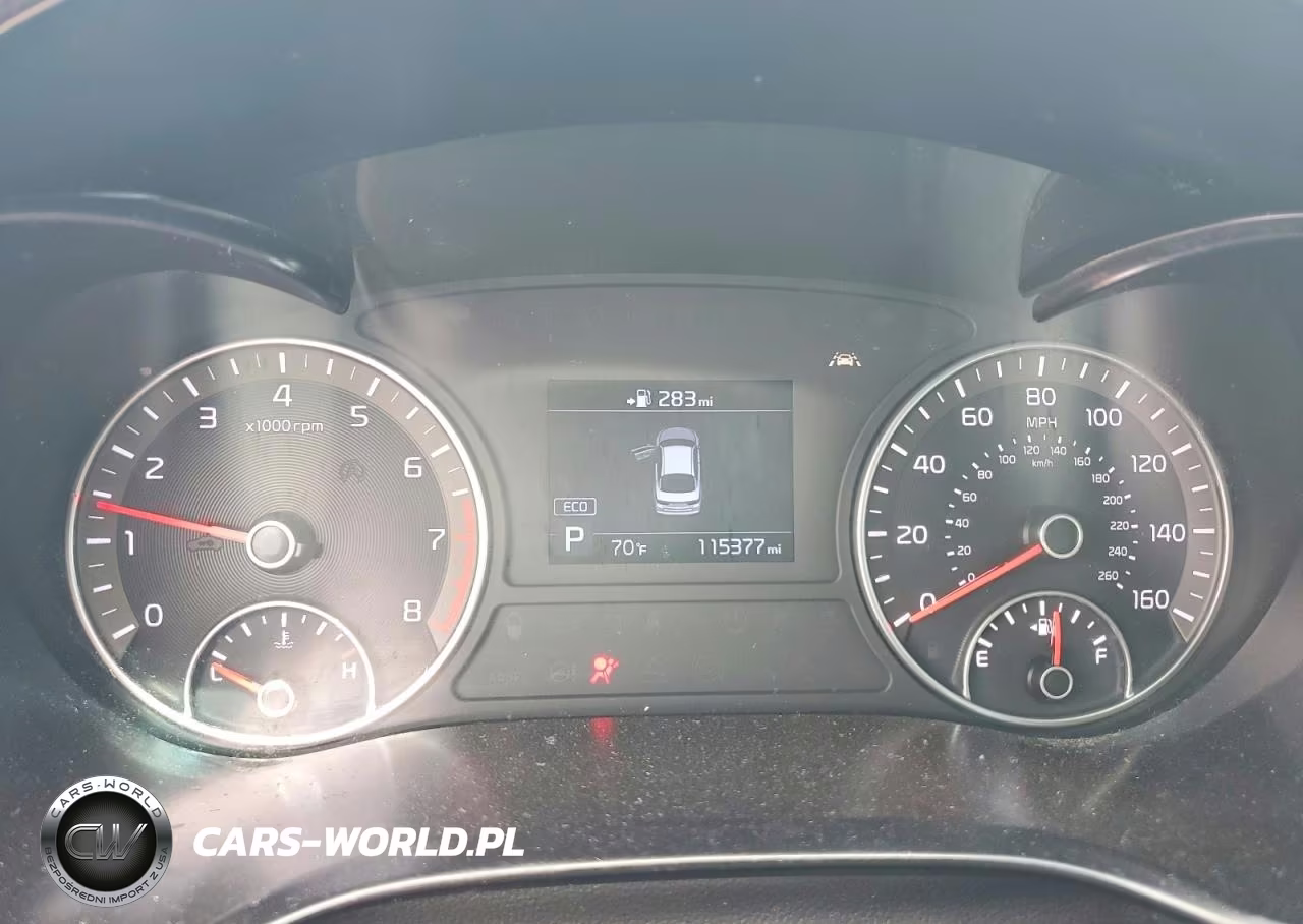 2019 Kia Optima Lx VIN:5XXGT4L3XKG275816 - 9