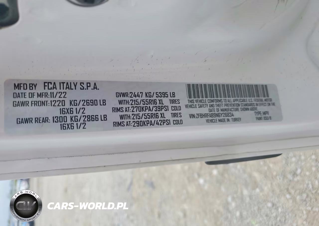 2022 Ram Promaster City Tradesman VIN:ZFBHRFAB9N6Y26834 - 12