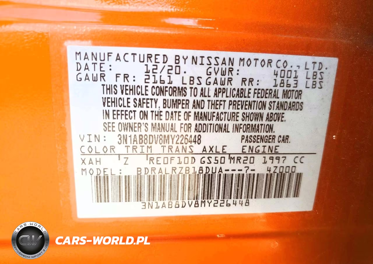 2021 Nissan Sentra Sr VIN:3N1AB8DV8MY226448 - 13