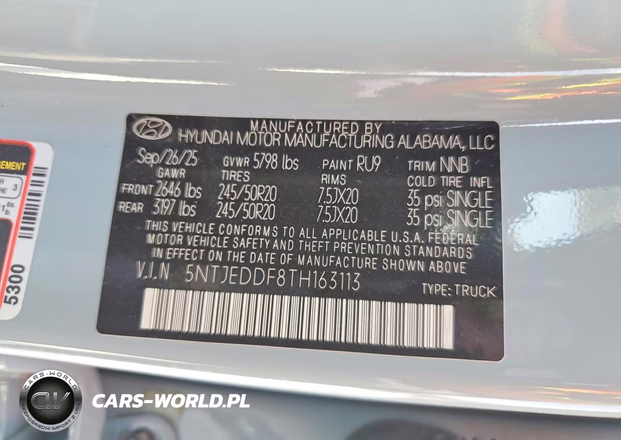 2026 Hyundai Santa Cruz Limited VIN:5NTJEDDF8TH163113 - 12