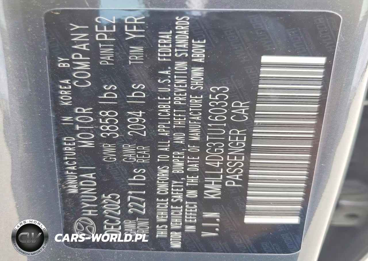 2026 Hyundai Elantra Se VIN:KMHLL4DG3TU160353 - 12