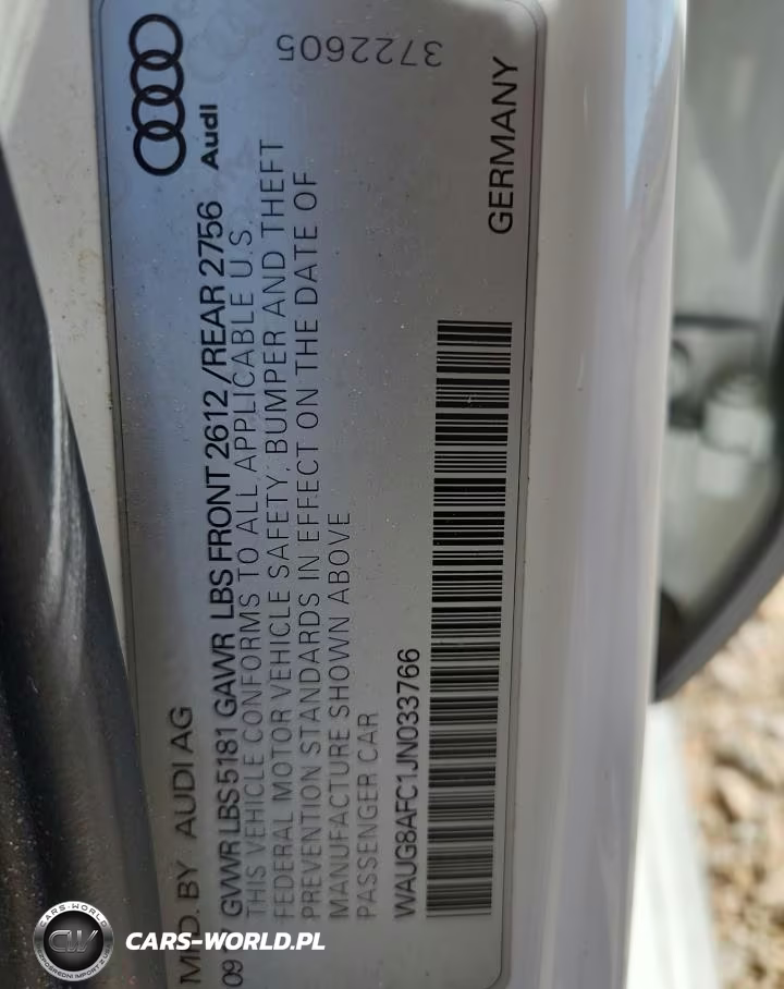 2018 Audi A6 Premium Plus VIN:WAUG8AFC1JN033766 - 12