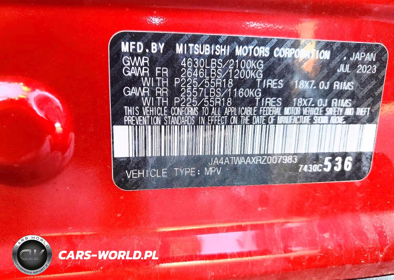 2024 Mitsubishi Eclipse Cross Se VIN:JA4ATWAAXRZ007983 - 13