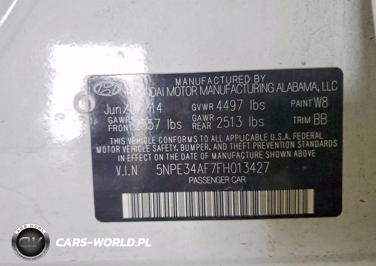 2015 Hyundai Sonata Limited VIN:5NPE34AF7FH013427 - 13