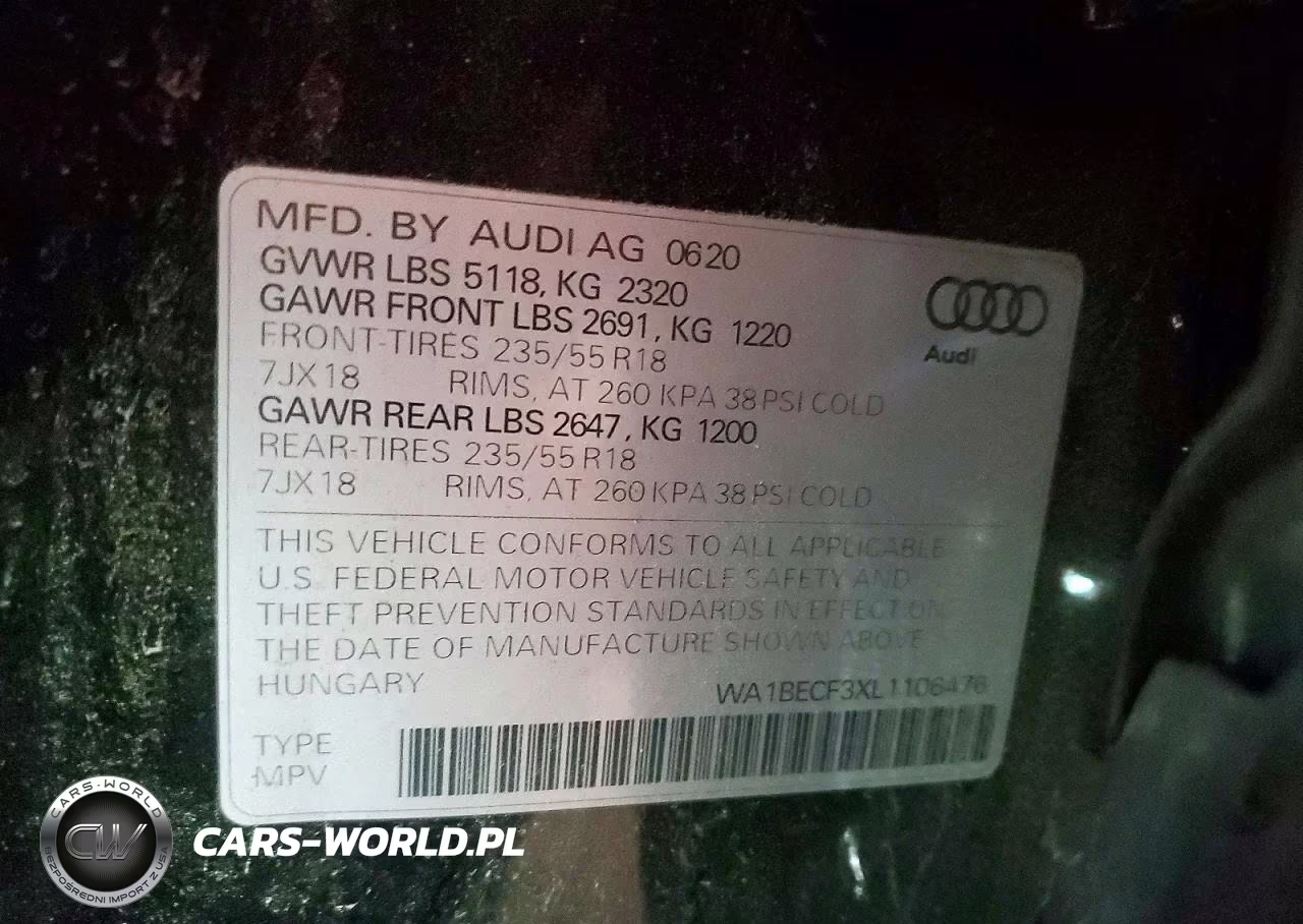 2020 Audi Q3 Premium Plus VIN:WA1BECF3XL1106476 - 13