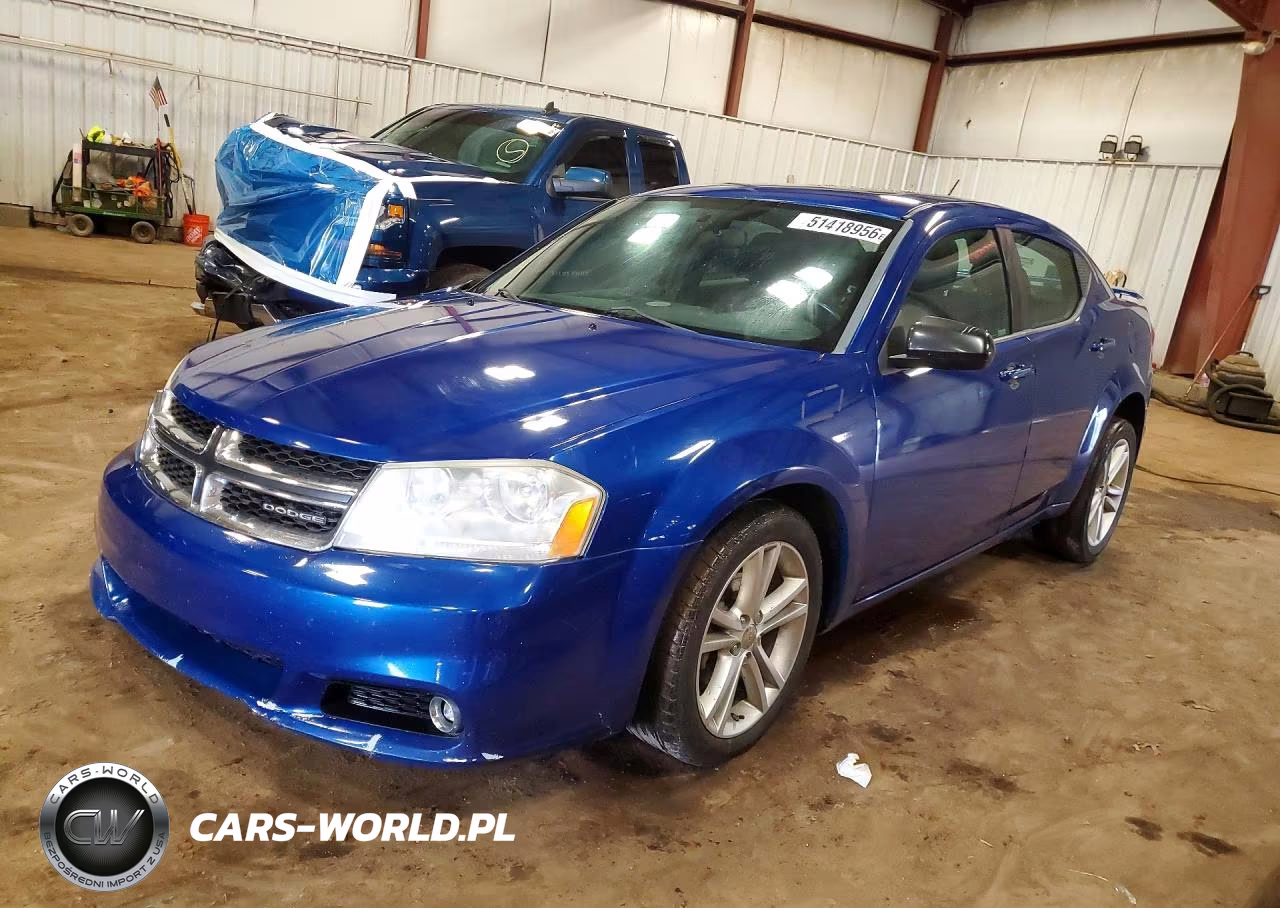 2012 Dodge Avenger Sxt VIN:1C3CDZEG0CN269526 - 1
