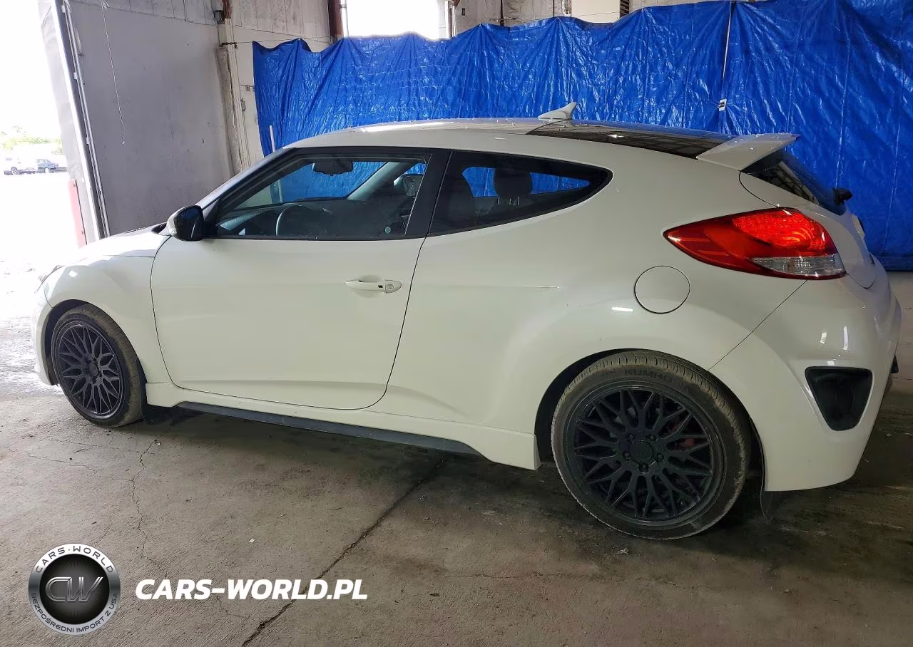 2015 Hyundai Veloster Turbo VIN:KMHTC6AE5FU222645 - 2
