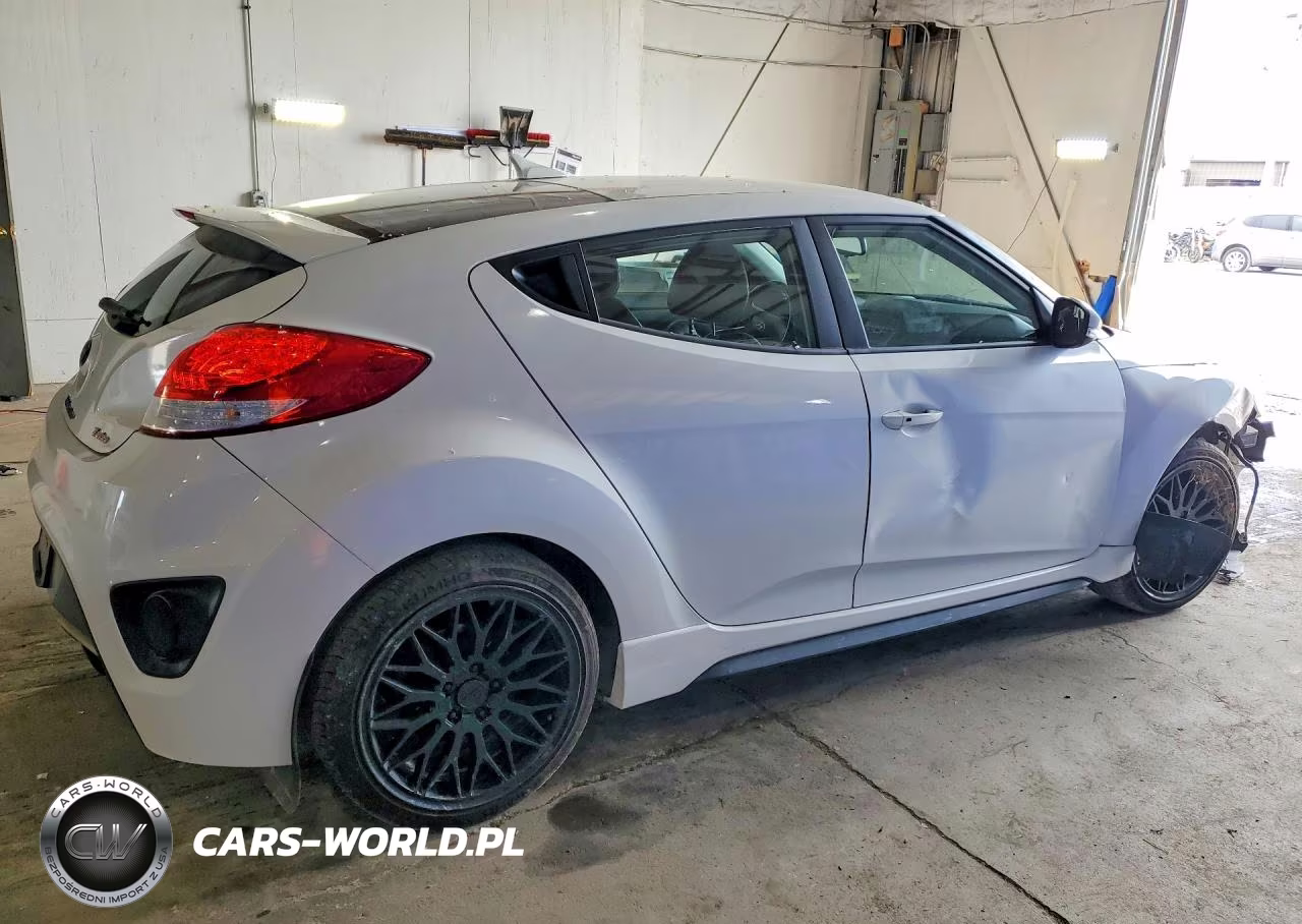 2015 Hyundai Veloster Turbo VIN:KMHTC6AE5FU222645 - 3