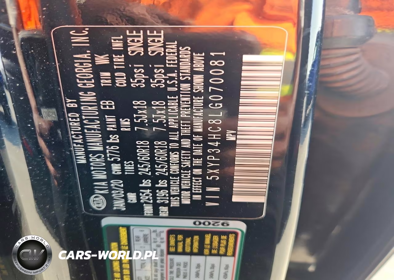 2020 Kia Telluride Ex VIN:5XYP34HC8LG070081 - 13