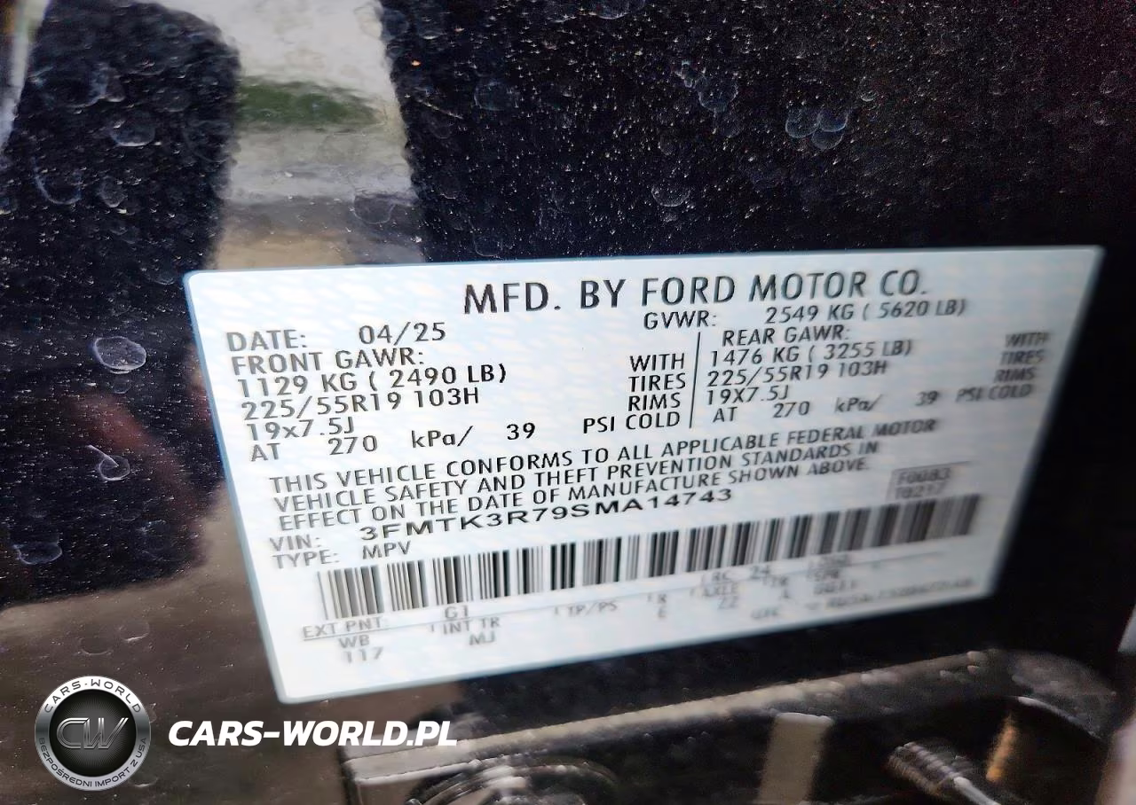 2025 Ford Mustang Mach-E Premium VIN:3FMTK3R79SMA14743 - 13