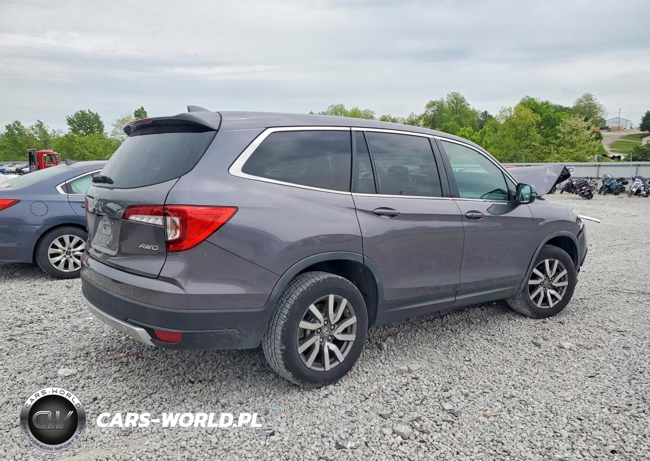 2020 Honda Pilot Exl VIN:5FNYF6H51LB027086 - 3