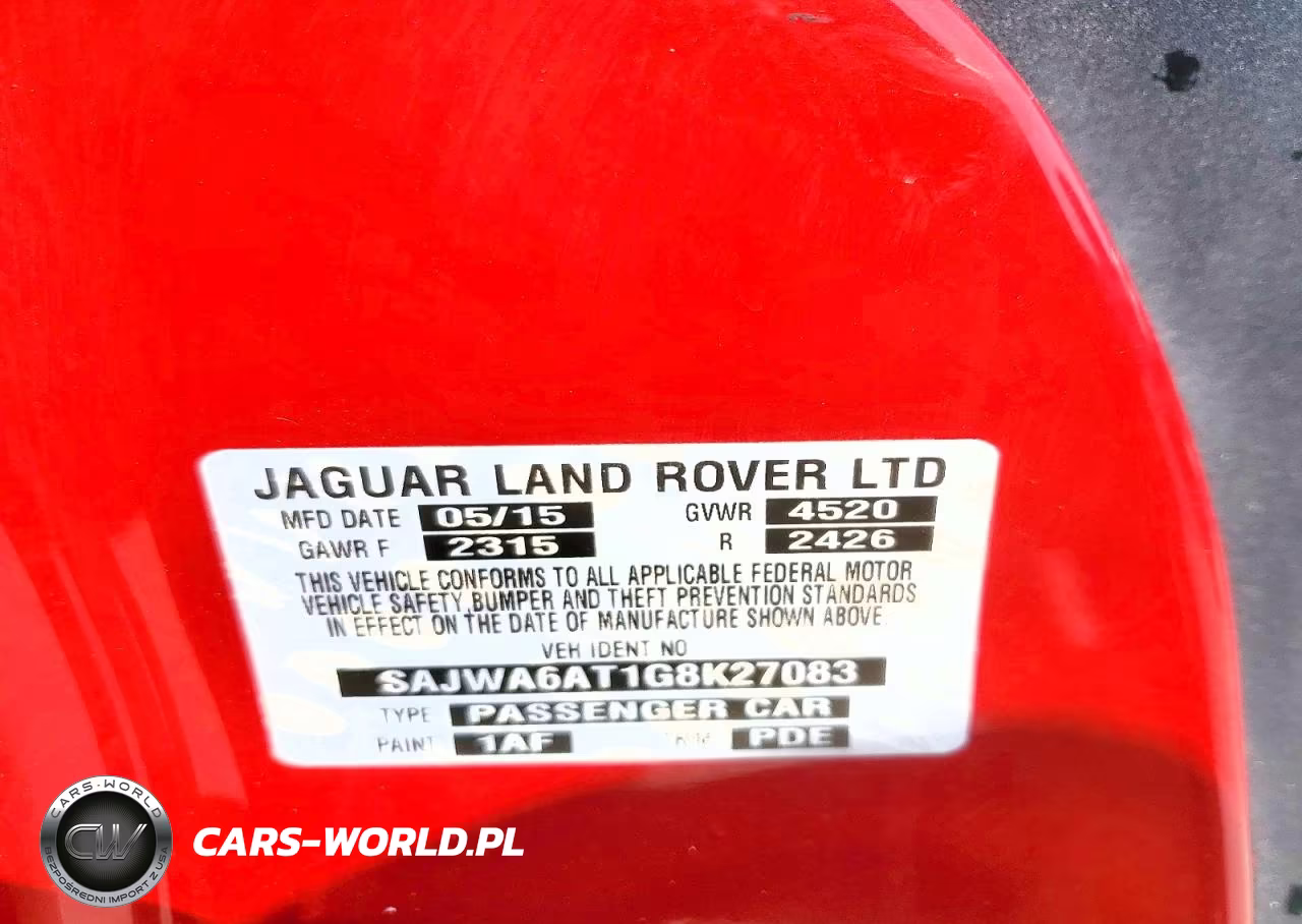 2016 Jaguar F-Type VIN:SAJWA6AT1G8K27083 - 12