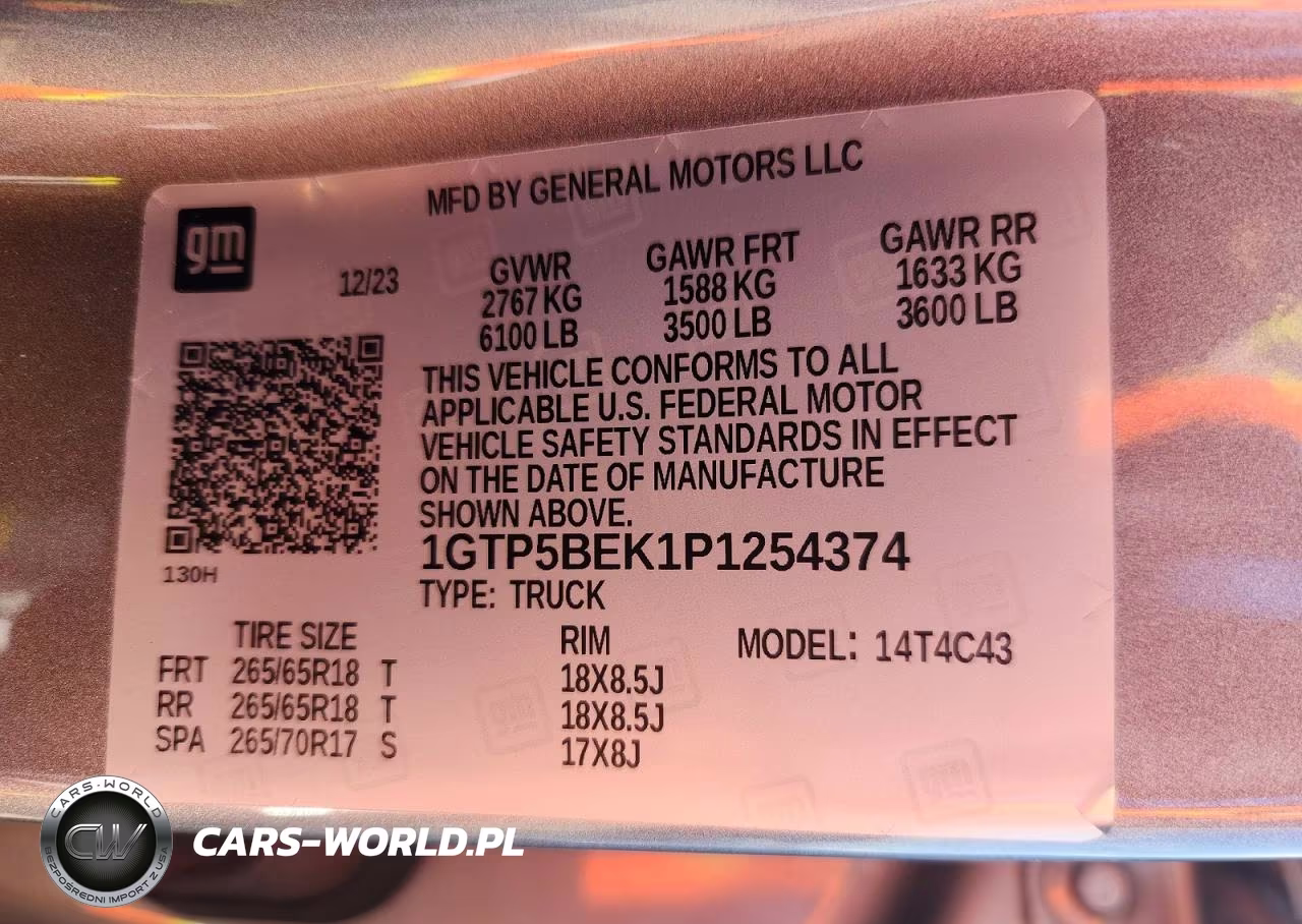 2023 GMC Canyon Elevation VIN:1GTP5BEK1P1254374 - 13