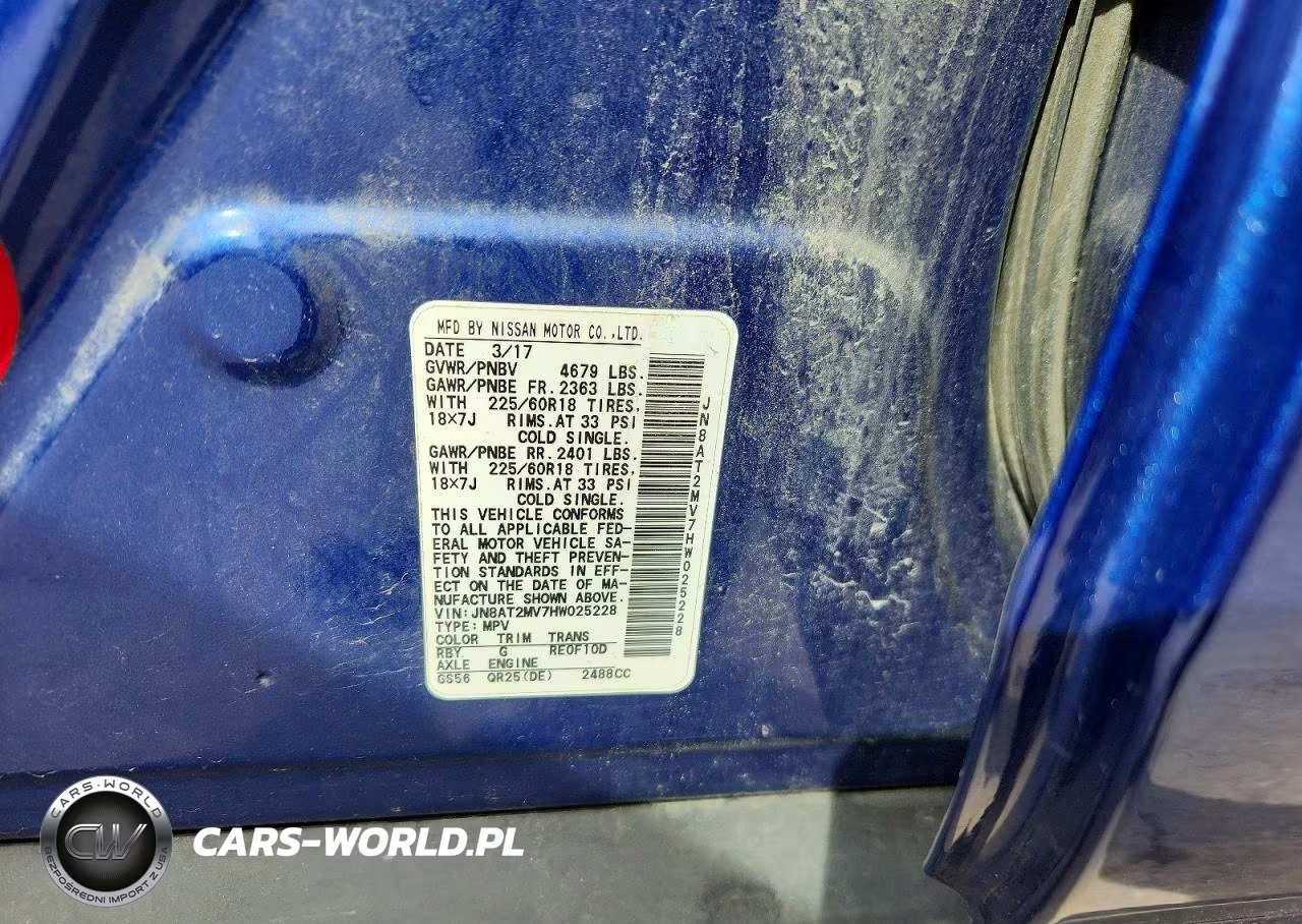 2017 Nissan Rogue Sl VIN:JN8AT2MV7HW025228 - 14